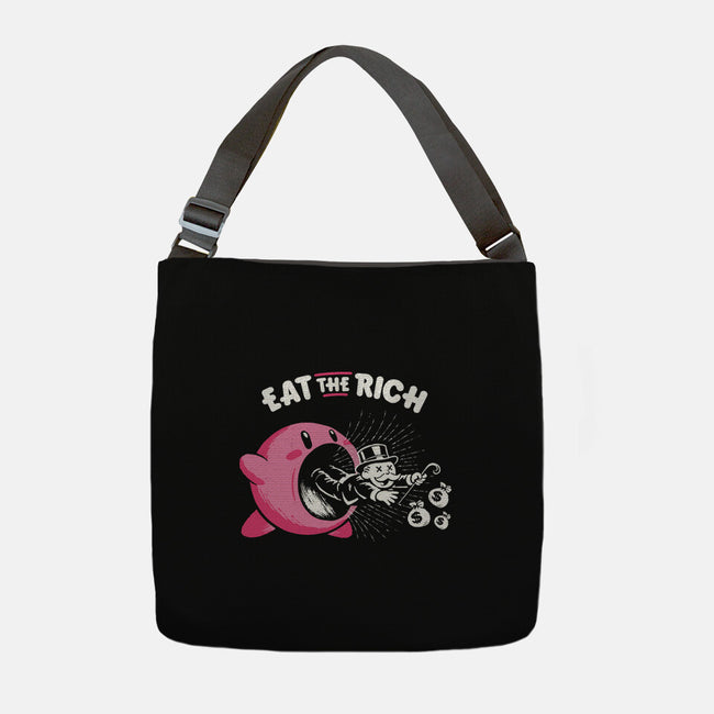 Eat The Rich-None-Adjustable Tote-Bag-rocketman_art