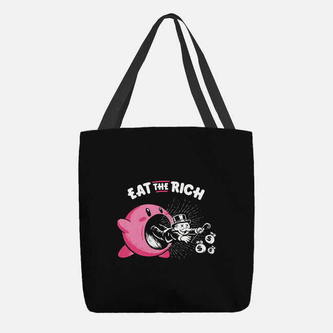 Eat The Rich-None-Basic Tote-Bag-rocketman_art