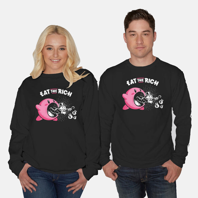Eat The Rich-Unisex-Crew Neck-Sweatshirt-rocketman_art