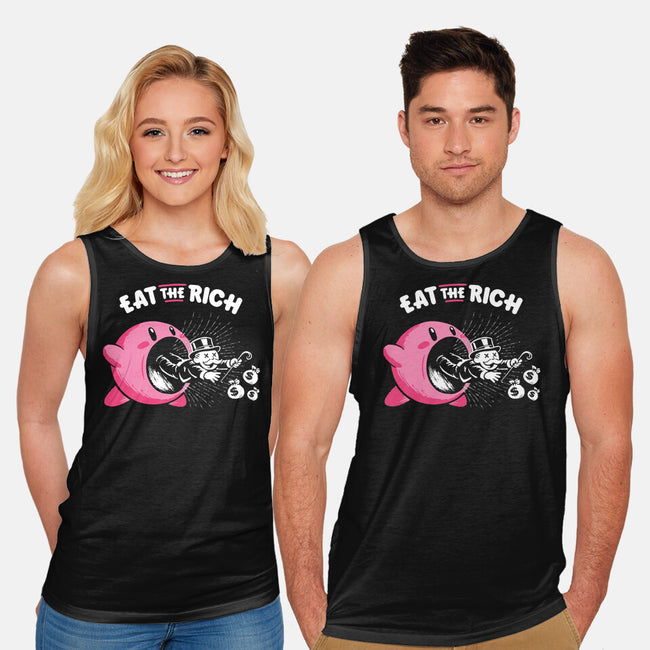 Eat The Rich-Unisex-Basic-Tank-rocketman_art