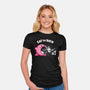 Eat The Rich-Womens-Fitted-Tee-rocketman_art