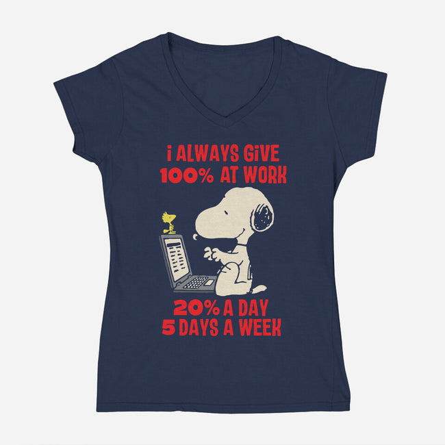 Five Times A Week-Womens-V-Neck-Tee-turborat14