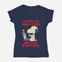 Five Times A Week-Womens-V-Neck-Tee-turborat14