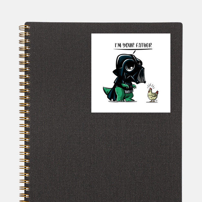 Father Dark Side-None-Glossy-Sticker-zascanauta