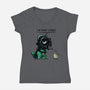 Father Dark Side-Womens-V-Neck-Tee-zascanauta