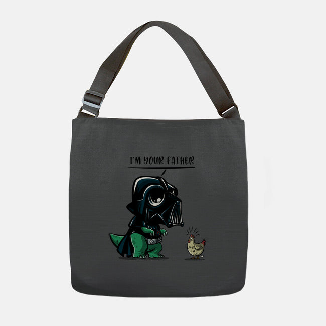 Father Dark Side-None-Adjustable Tote-Bag-zascanauta