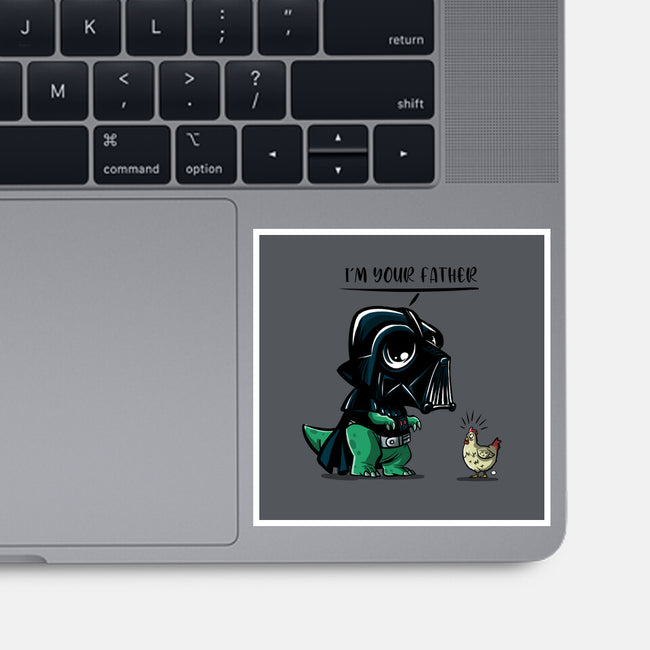 Father Dark Side-None-Glossy-Sticker-zascanauta