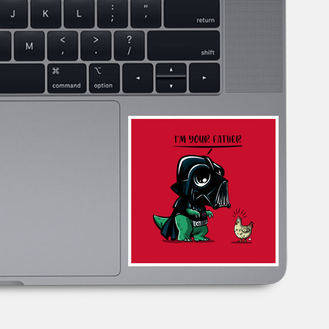 Father Dark Side-None-Glossy-Sticker-zascanauta