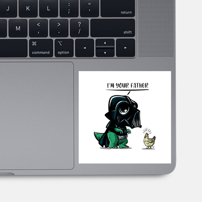 Father Dark Side-None-Glossy-Sticker-zascanauta