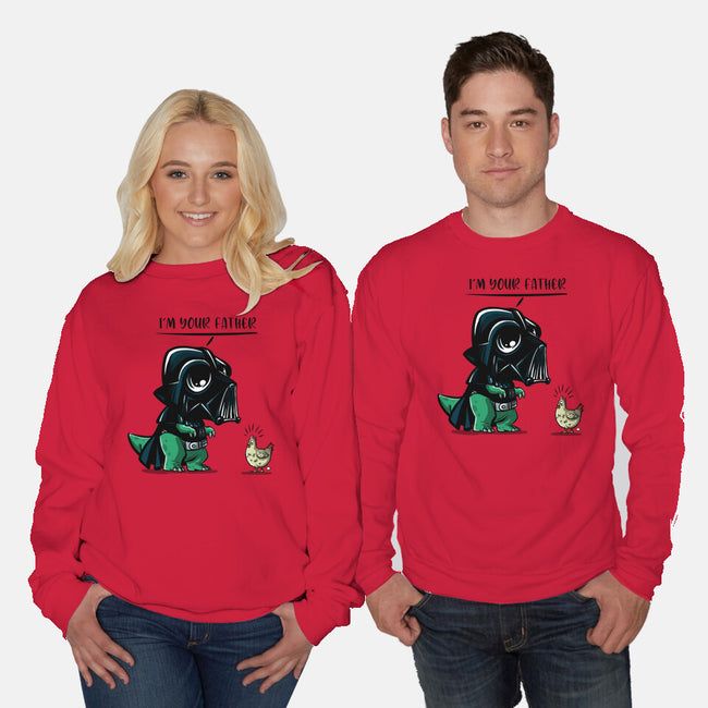 Father Dark Side-Unisex-Crew Neck-Sweatshirt-zascanauta