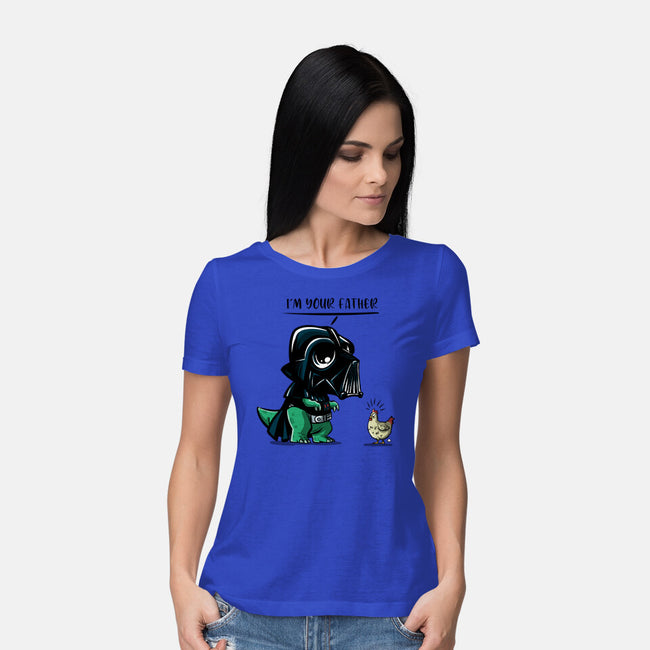 Father Dark Side-Womens-Basic-Tee-zascanauta