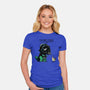 Father Dark Side-Womens-Fitted-Tee-zascanauta