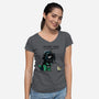 Father Dark Side-Womens-V-Neck-Tee-zascanauta