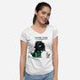 Father Dark Side-Womens-V-Neck-Tee-zascanauta