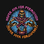 Skeletons Never Ask Permission-Womens-Fitted-Tee-glitchygorilla