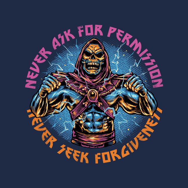 Skeletons Never Ask Permission-None-Fleece-Blanket-glitchygorilla