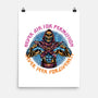 Skeletons Never Ask Permission-None-Matte-Poster-glitchygorilla