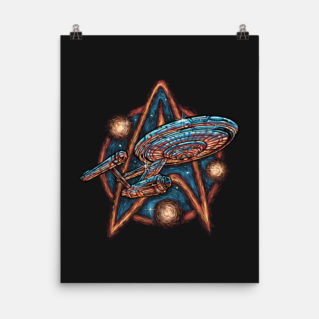 Journey To The Stars And Beyond-None-Matte-Poster-glitchygorilla