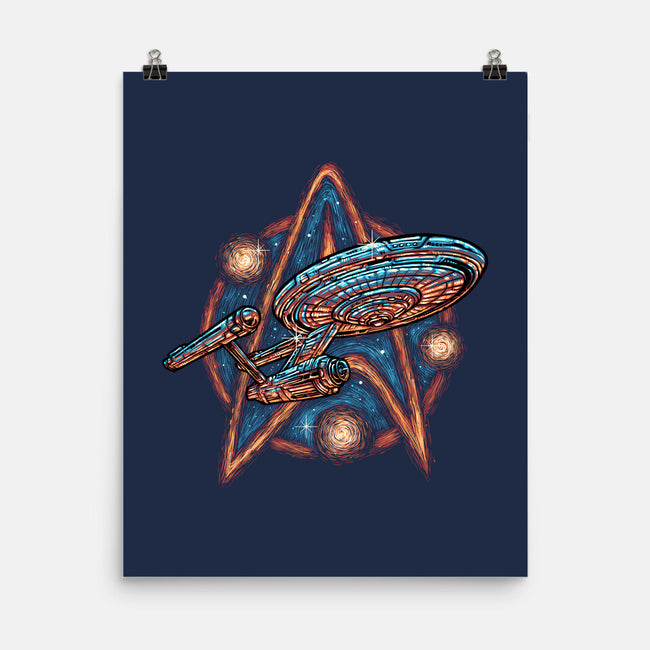Journey To The Stars And Beyond-None-Matte-Poster-glitchygorilla
