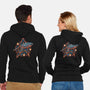 Journey To The Stars And Beyond-Unisex-Zip-Up-Sweatshirt-glitchygorilla