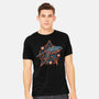 Journey To The Stars And Beyond-Mens-Heavyweight-Tee-glitchygorilla
