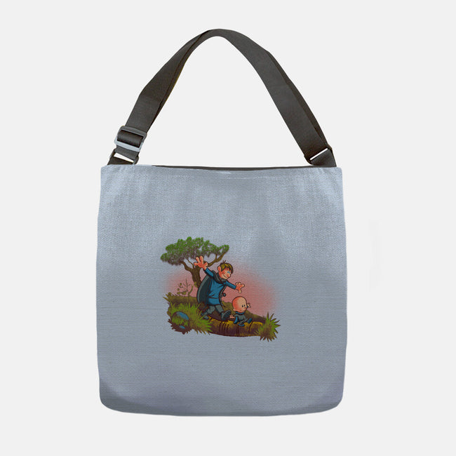 Dung And Egg-None-Adjustable Tote-Bag-Samuel