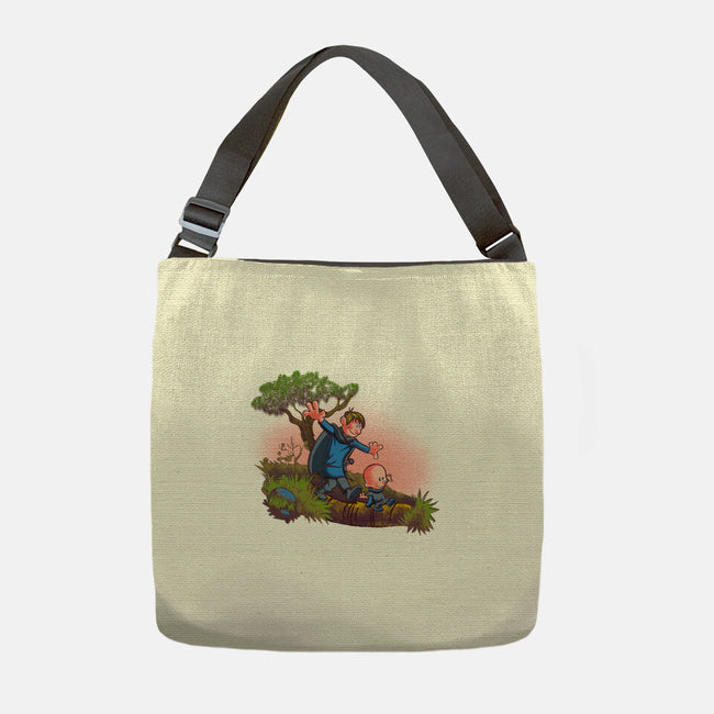 Dung And Egg-None-Adjustable Tote-Bag-Samuel