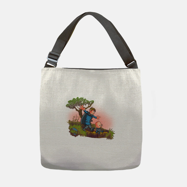 Dung And Egg-None-Adjustable Tote-Bag-Samuel