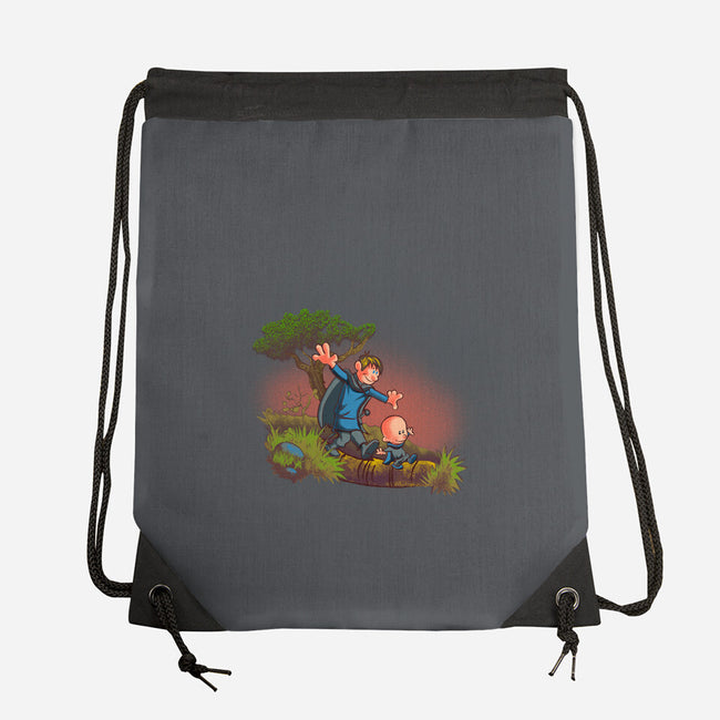 Dung And Egg-None-Drawstring-Bag-Samuel