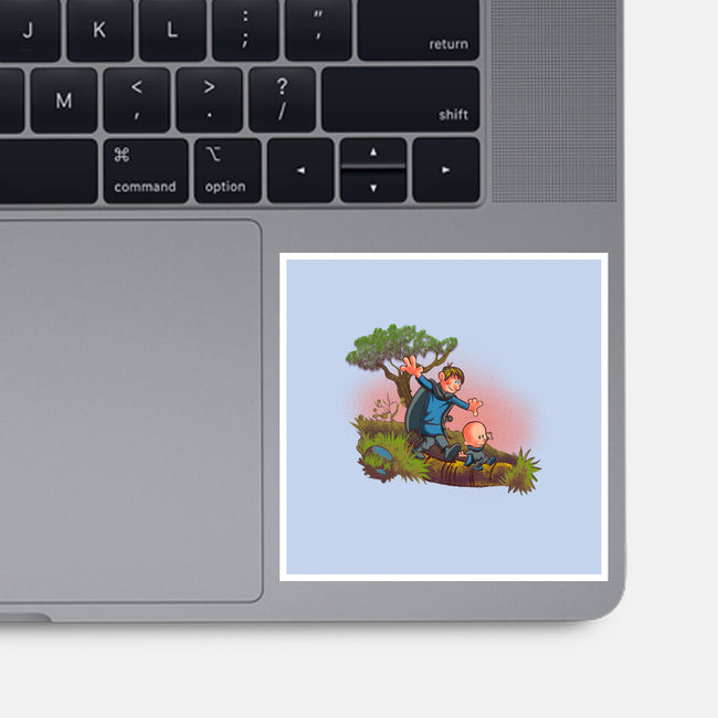 Dung And Egg-None-Glossy-Sticker-Samuel