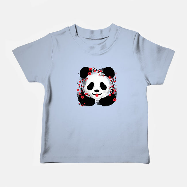 Sakura Panda-Baby-Basic-Tee-NemiMakeit