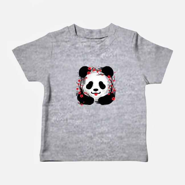 Sakura Panda-Baby-Basic-Tee-NemiMakeit