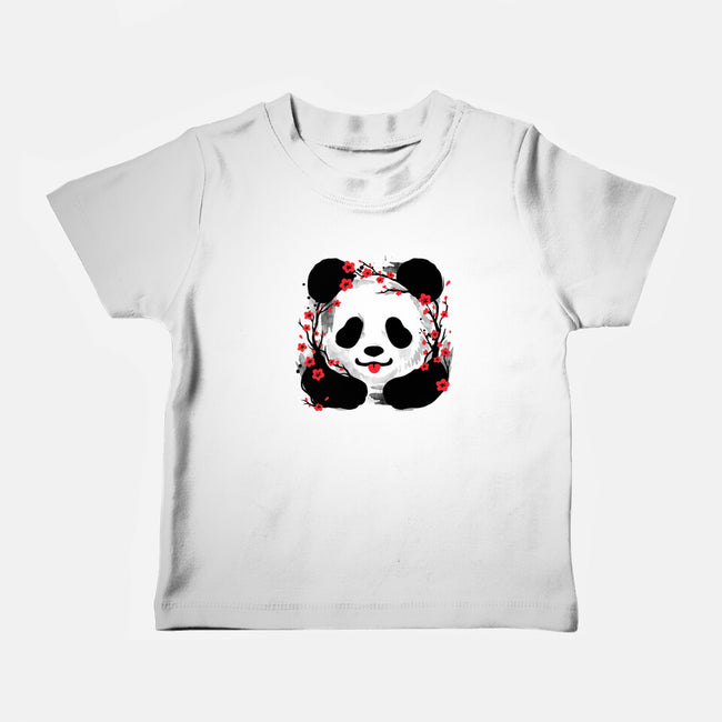 Sakura Panda-Baby-Basic-Tee-NemiMakeit