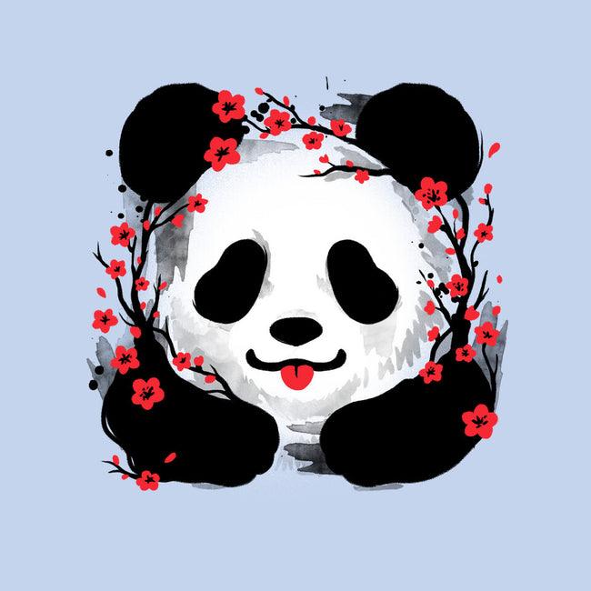 Sakura Panda-Womens-Fitted-Tee-NemiMakeit