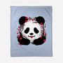 Sakura Panda-None-Fleece-Blanket-NemiMakeit