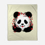 Sakura Panda-None-Fleece-Blanket-NemiMakeit