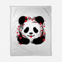 Sakura Panda-None-Fleece-Blanket-NemiMakeit