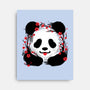 Sakura Panda-None-Stretched-Canvas-NemiMakeit