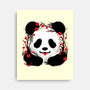 Sakura Panda-None-Stretched-Canvas-NemiMakeit
