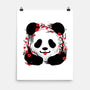 Sakura Panda-None-Matte-Poster-NemiMakeit