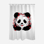 Sakura Panda-None-Polyester-Shower Curtain-NemiMakeit