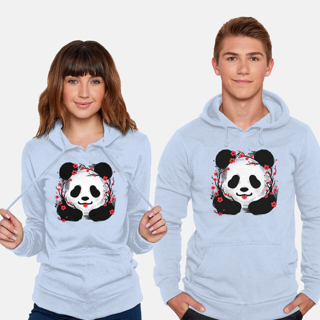 Sakura Panda-Unisex-Pullover-Sweatshirt-NemiMakeit