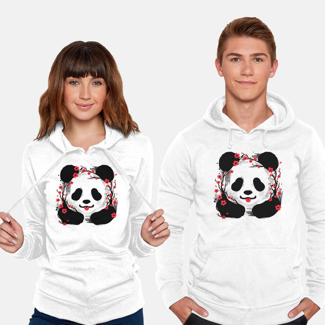 Sakura Panda-Unisex-Pullover-Sweatshirt-NemiMakeit
