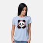 Sakura Panda-Womens-Basic-Tee-NemiMakeit