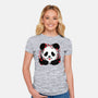 Sakura Panda-Womens-Fitted-Tee-NemiMakeit