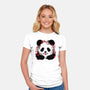 Sakura Panda-Womens-Fitted-Tee-NemiMakeit