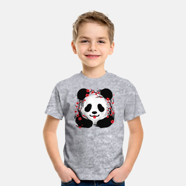 Sakura Panda-Youth-Basic-Tee-NemiMakeit