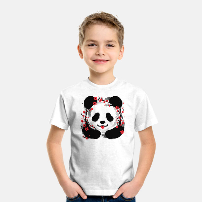 Sakura Panda-Youth-Basic-Tee-NemiMakeit