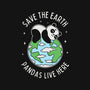 Save The Earth Pandas Live Here-None-Drawstring-Bag-brunopires