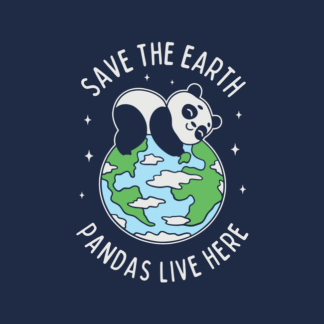 Save The Earth Pandas Live Here-Womens-Fitted-Tee-brunopires
